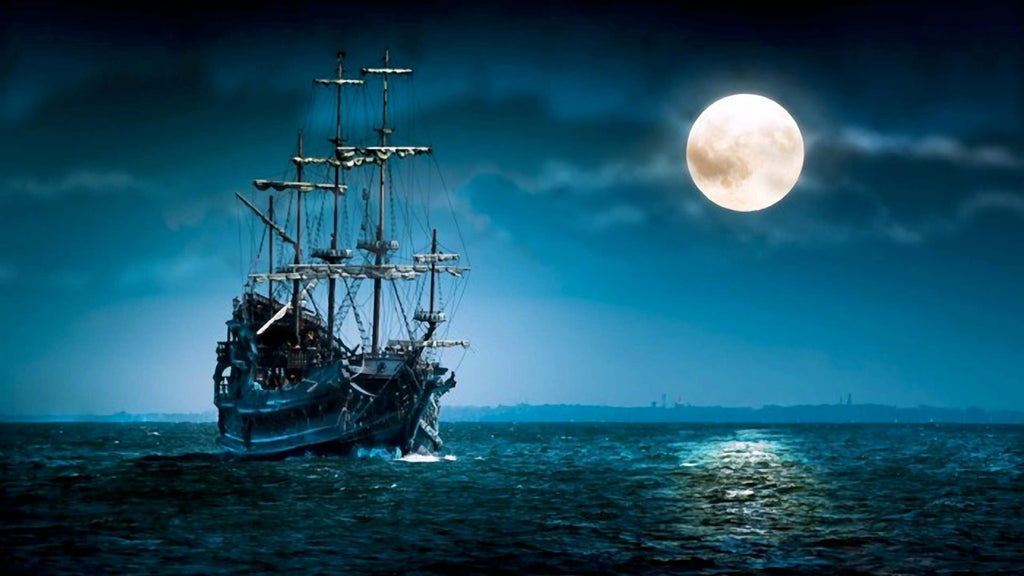 moon and boat